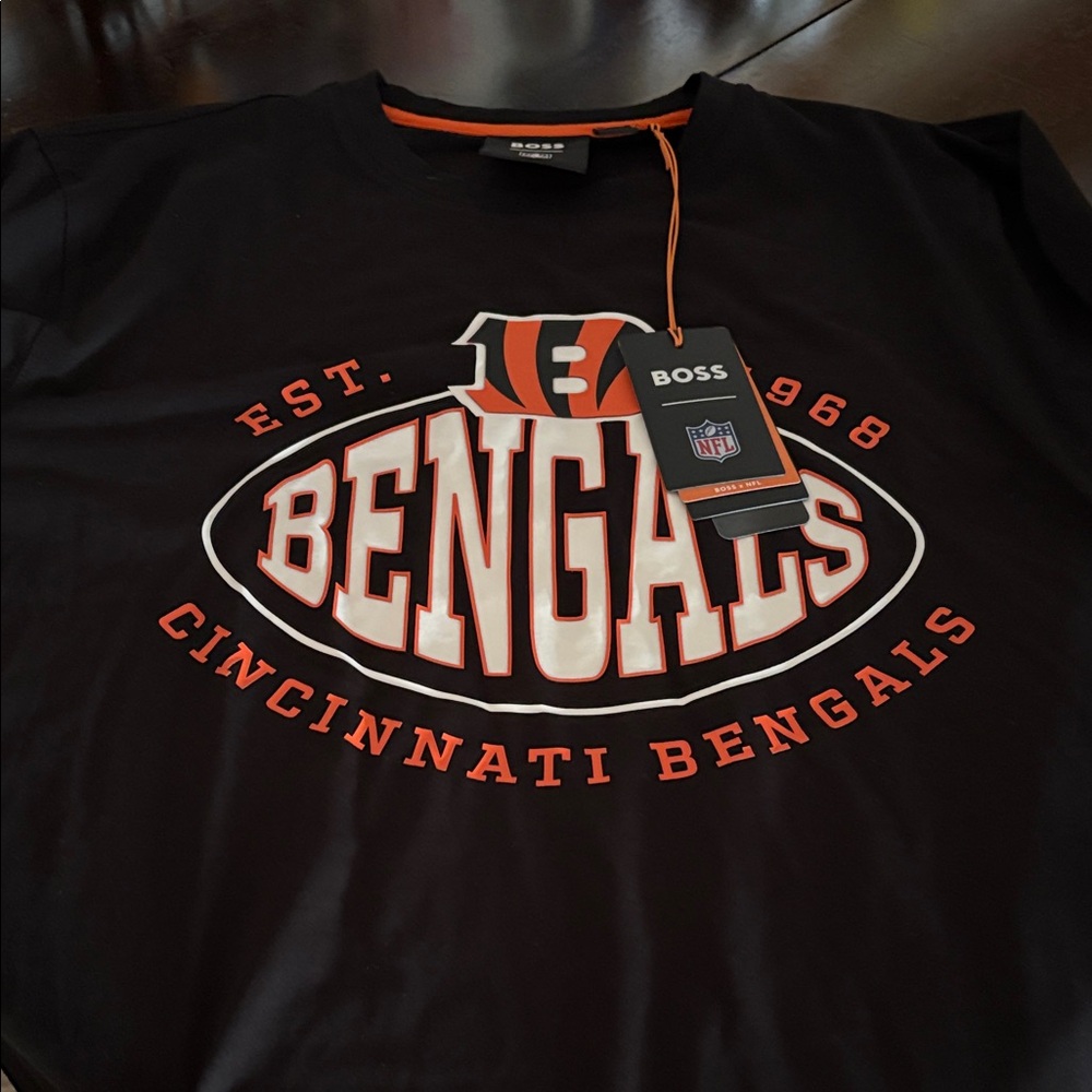 Boss Black Cincinnati Bengals Graphic Short-Sleeve Tee